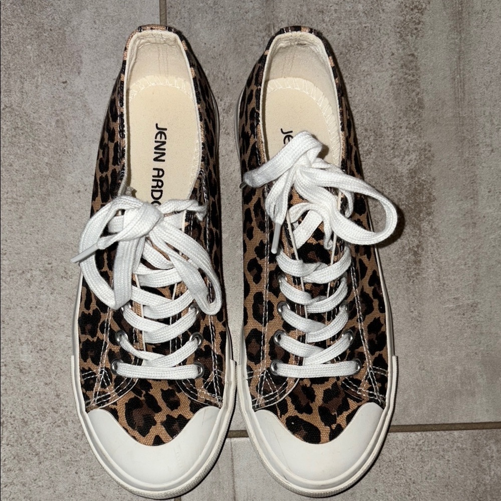 Jenn Ardor Leopard Print Women's Sneakers